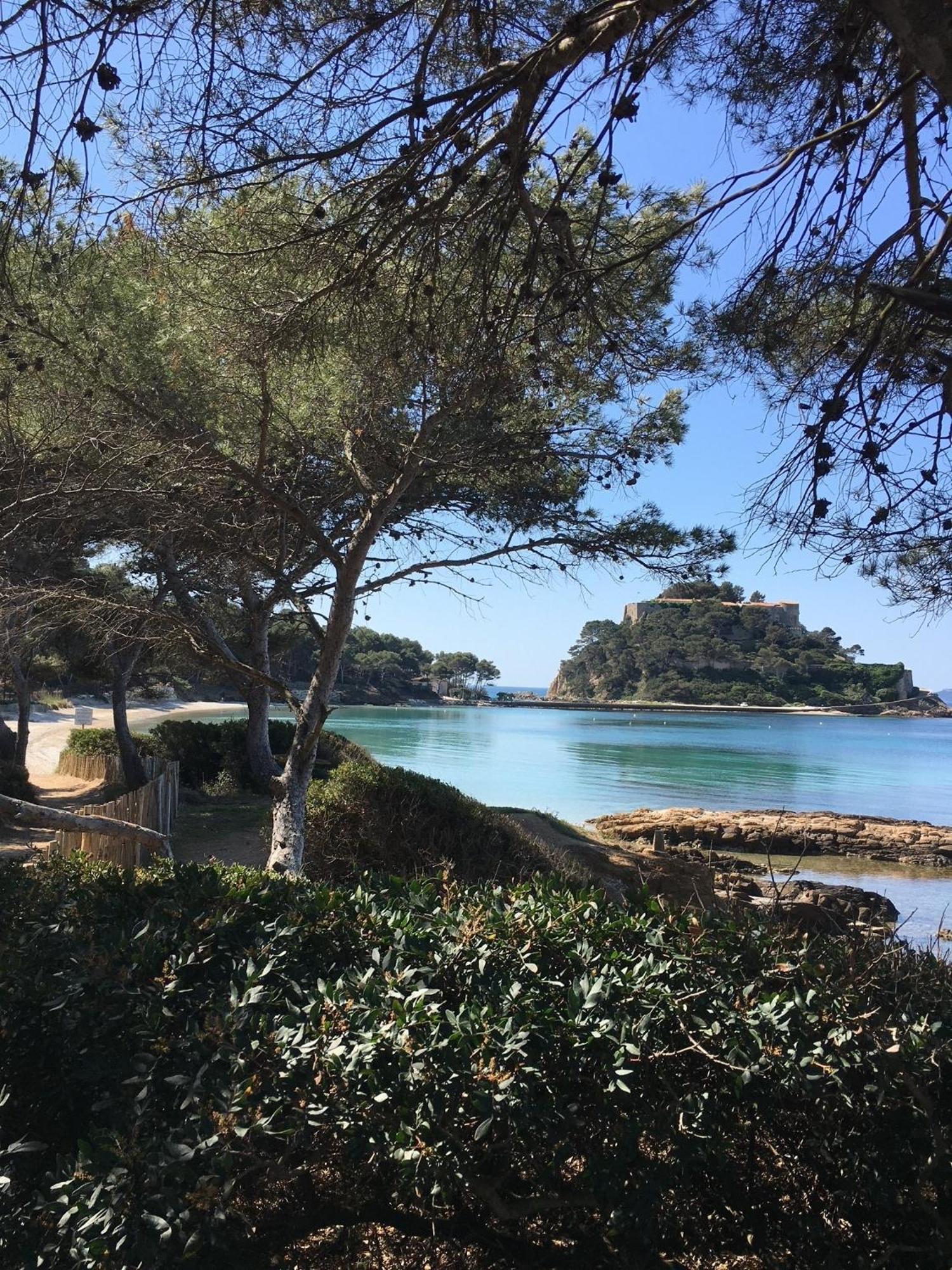 T3 Front De Mer Dernier Etage Vue Mer Petit Havre De Paix Pour Vos Vacances Emplacement Unique Vue Mer Panoramique A 180 Degres Pour Ce T3 En Face De La Plage Front De Mer Vue Sur Les Iles 5 Et Dernier Etage Avec Ascenseur Le Lavandou Exterior foto